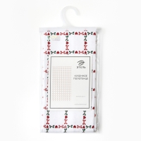 Полотенце Этель "Flower Cage" 40х73 см, 100% хл, рогожка 186 г/м2 Полотенце Этель "Flower Cage" 40х73 см, 100% хл, рогожка 186 г/м2