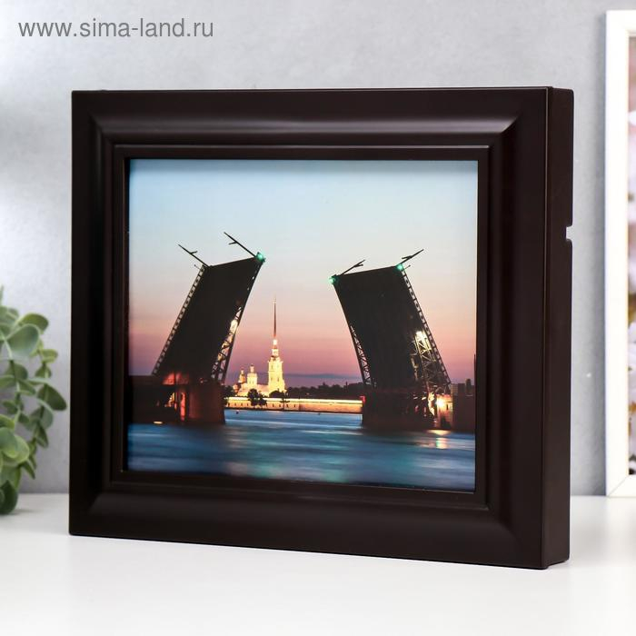 Ключница "Разводной мост" Венге  26,5х31,5х4,5 см