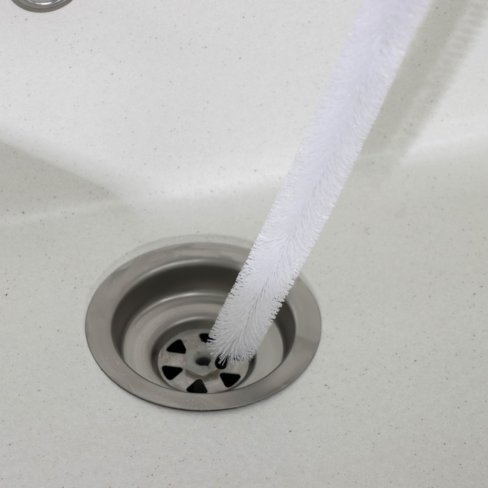 Ёрш чистящий гибкий Доляна, 71&times;2,5 см, цвет МИКС