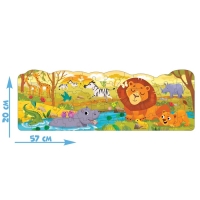 Фигурный пазл &laquo;В мире зверей&raquo;, 45 деталей