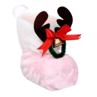 Конфетница &laquo;Сапожок пушистый&raquo;, с рогами и колокольчиком