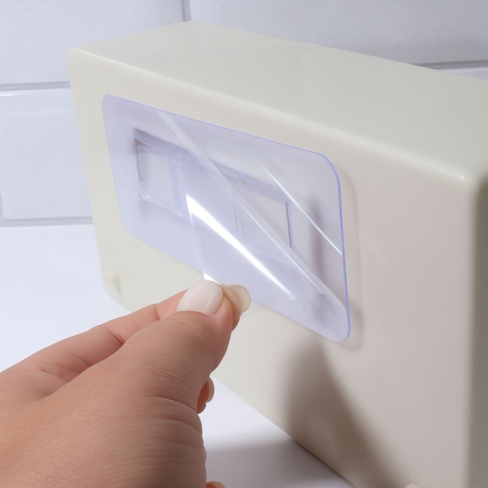 Органайзер для хранения, подвесной, 2 секции, 22,5 × 13,5 × 12 см, цвет молочный/прозрачный Органайзер для хранения, подвесной, 2 секции, 22,5 × 13,5 × 12 см, цвет молочный/прозрачный