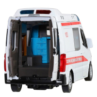 Машина металлическая &laquo;Mercedes Sprinter. Скорая помощь&raquo; 1:32, инерция, цвет белый, световые и звуковые эффекты