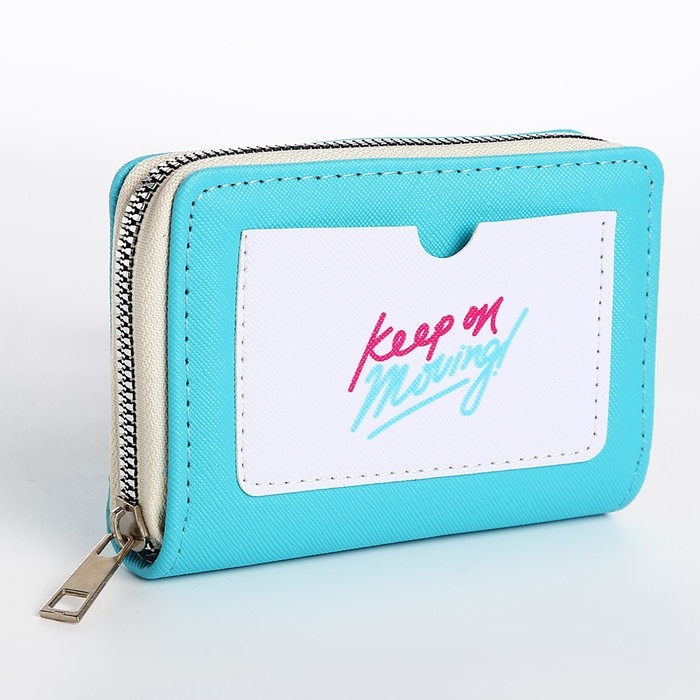 Картхолдер кошелёк Keep on moving, 12х 9,5х 2 см Картхолдер кошелёк Keep on moving, 12х 9,5х 2 см