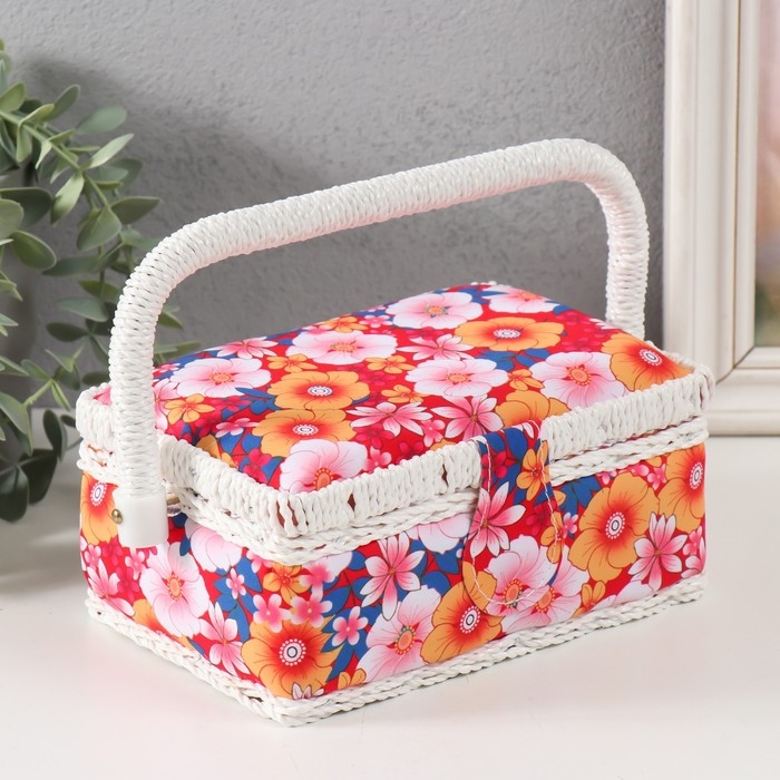 Шкатулка для рукоделия Шкатулка для рукоделия "Японский сад" 18х12х9,5 см