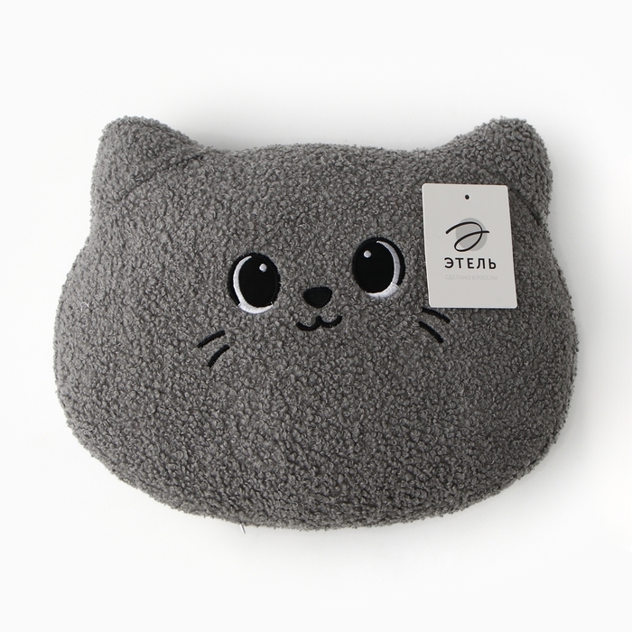 Подушка декоративная Этель "Кошечка" 30*37 см, цв.серый