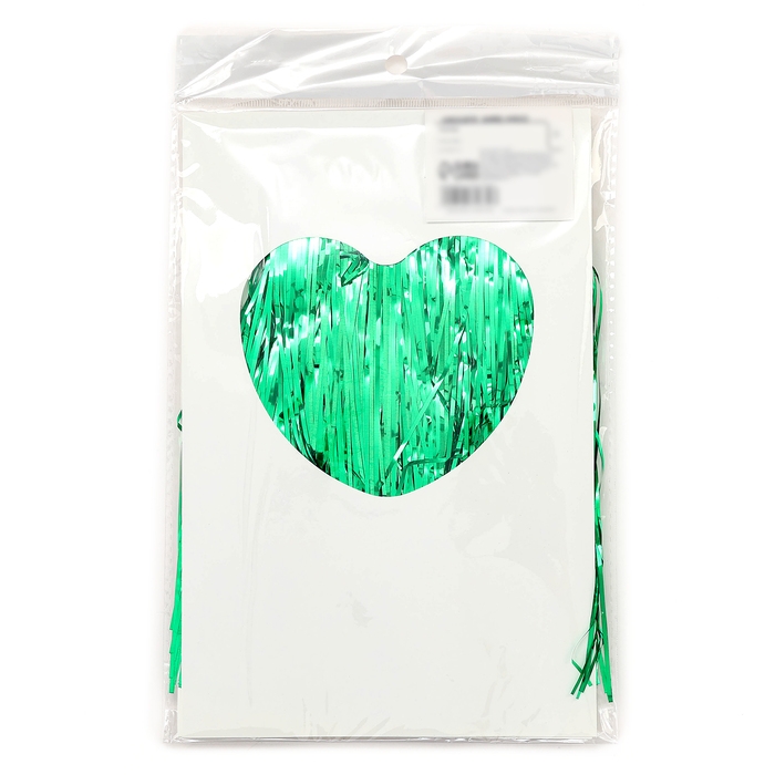 Гирлянда &laquo;Дождик&raquo; с липкой лентой, 2 метра, цвет зелёный