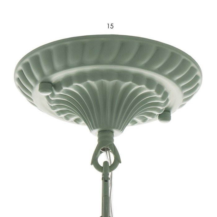 Люстра Люстра "Лиана" 5хЕ27 40Вт зелёный 45х45х40-90 см