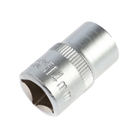 Головка торцевая шестигранная ТУНДРА, под квадрат 1/2", 14 мм, CrV Головка торцевая шестигранная ТУНДРА, под квадрат 1/2", 14 мм, CrV