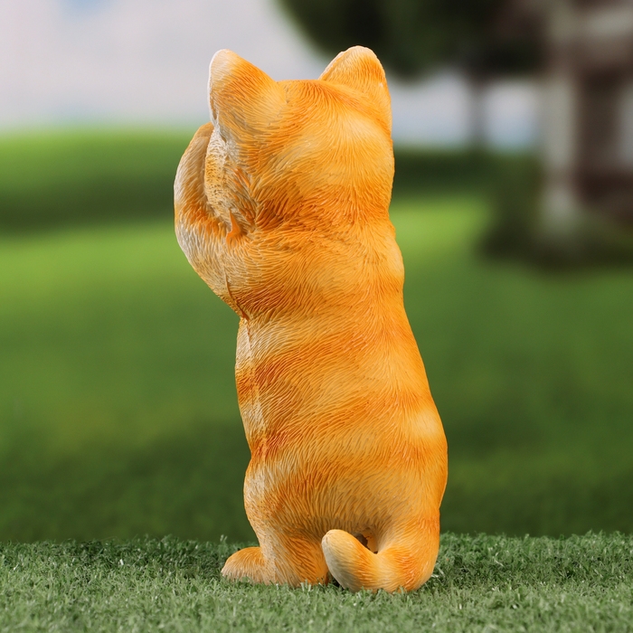 Садовая фигура Садовая фигура "Попрошайка котик" 8х9х20см МИКС