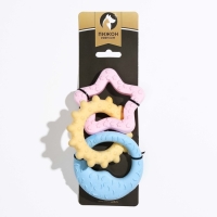 Игрушка плавающая "Трио" Пижон Premium, вспененный TPR, 17 см, желтая/розовая/голубая Игрушка плавающая "Трио" Пижон Premium, вспененный TPR, 17 см, желтая/розовая/голубая