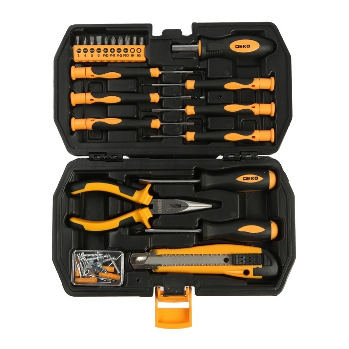 Набор инструментов универсальный для дома DEKO DKMT61, 61 предмет Набор инструментов универсальный для дома DEKO DKMT61, 61 предмет