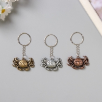 Брелок металл "Краб" МИКС 2,5х4 см Брелок металл "Краб" МИКС 2,5х4 см