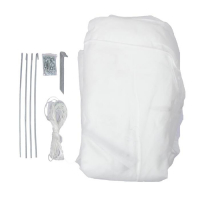 Теплица, 3,7 &times; 2,45 &times; 2,1 м, оцинкованный металл, профиль d = 25 мм, чехол из спанбонда 90 г/м&sup2;