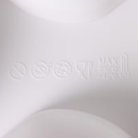 Форма для муссовых десертов и выпечки Доляна &laquo;Стоун&raquo;, силикон, 30&times;18&times;3 см, 6 ячеек (9,5&times;7 см), цвет белый