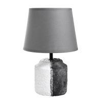 Настольная лампа "Киана" Е14 40Вт серо-белый 20х20х33см RISALUX Настольная лампа "Киана" Е14 40Вт серо-белый 20х20х33см RISALUX