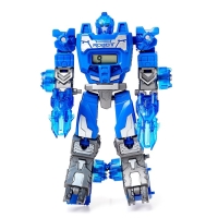 Робот &laquo;Часы&raquo;, трансформируется в робота и машинку, цвет синий