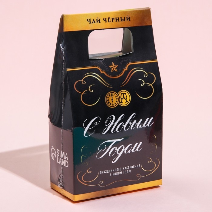 Чай чёрный &laquo;Праздничного настроения&raquo; в коробке-пакете, 100 г.