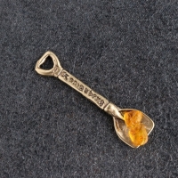 Сувенир кошельковый "Лопата Königsberg", с натуральным янтарем Сувенир кошельковый "Лопата Königsberg", с натуральным янтарем