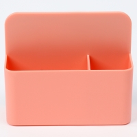 Магнитная универсальная подставка для маркеров и губок "Двойная" розового цвета 4х12х10см Магнитная универсальная подставка для маркеров и губок "Двойная" розового цвета 4х12х10см