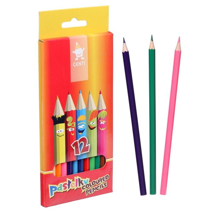 Карандаши 12 цветов Koh-I-Noor 2142 Карандаши 12 цветов Koh-I-Noor 2142 "Центы", картонная упаковка, европодвес