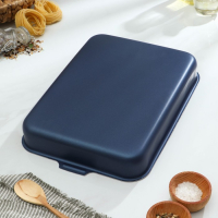 Противень &laquo;Экономика&raquo;, 27&times;35 см, h= 6 см, антипригарное покрытие, цвет синий