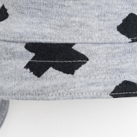 Чепчик (панамка) Крошка Я "Stylish boy" серый, р.42