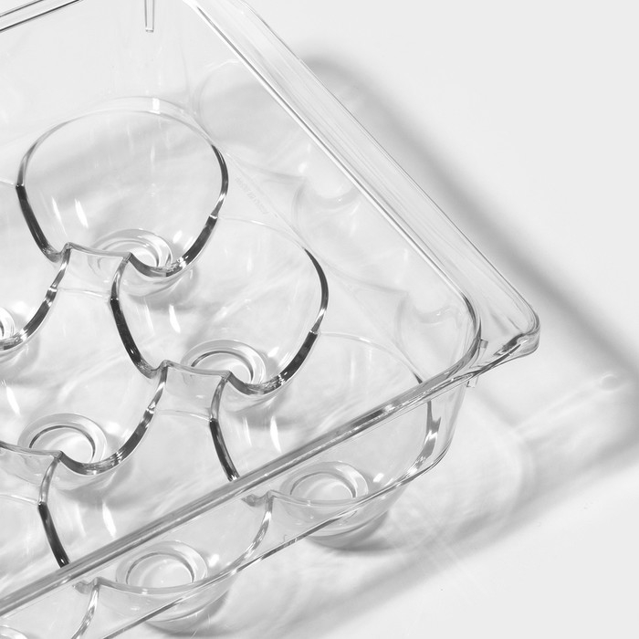 Контейнер для хранения яиц с крышкой RICCO, 18 ячеек, 32,5×16,5×7,5 см Контейнер для хранения яиц с крышкой RICCO, 18 ячеек, 32,5×16,5×7,5 см