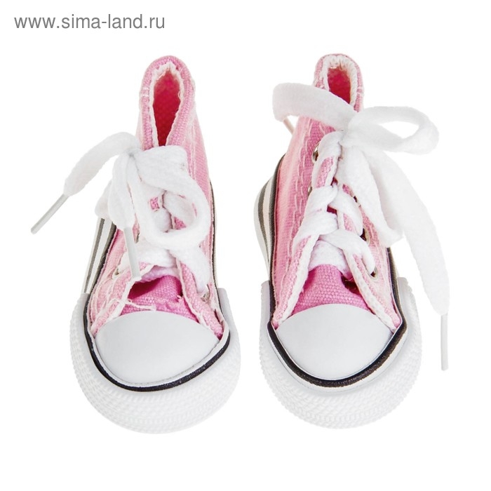 Кеды для кукол, длина подошвы 7,5 см, цвет розовый Кеды для кукол, длина подошвы 7,5 см, цвет розовый