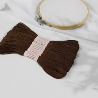 Набор ниток мулине №938, 8 ± 1 м, 6 шт, цвет кофейный Набор ниток мулине №938, 8 ± 1 м, 6 шт, цвет кофейный