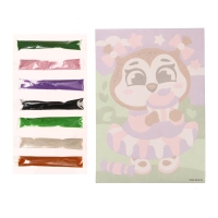 Фреска песком &laquo;Сова со сладостями&raquo;, 7 цв