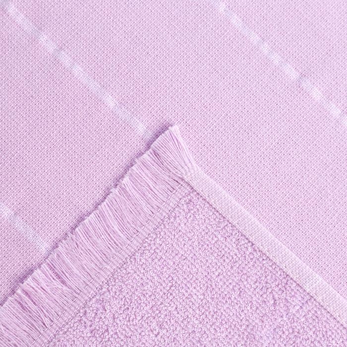 Полотенце махровое двухстороннее Этель "Комфорт" 50*90 см, цв.сиреневый,100% хл, 240 гр/м2