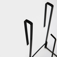 Держатель для кухонных принадлежностей и разделочных досок Доляна, 27&times;11,5&times;8 см, цвет чёрный