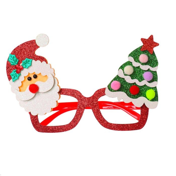 Карнавальные очки &laquo;Новый год&raquo;, виды МИКС