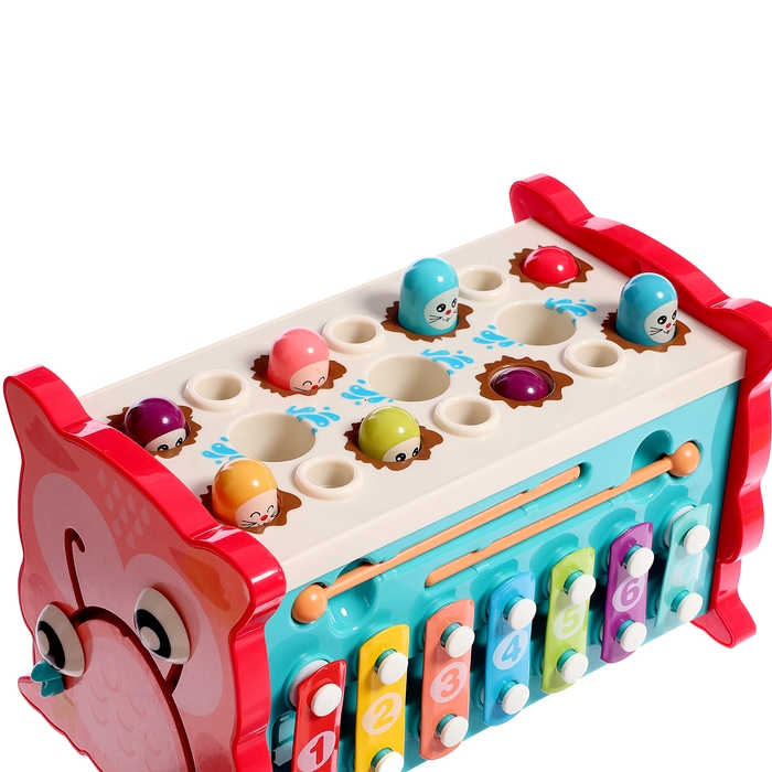 Развивающая игрушка &laquo;Сортер-совушка&raquo;, 15 в 1, с подвижными элементами