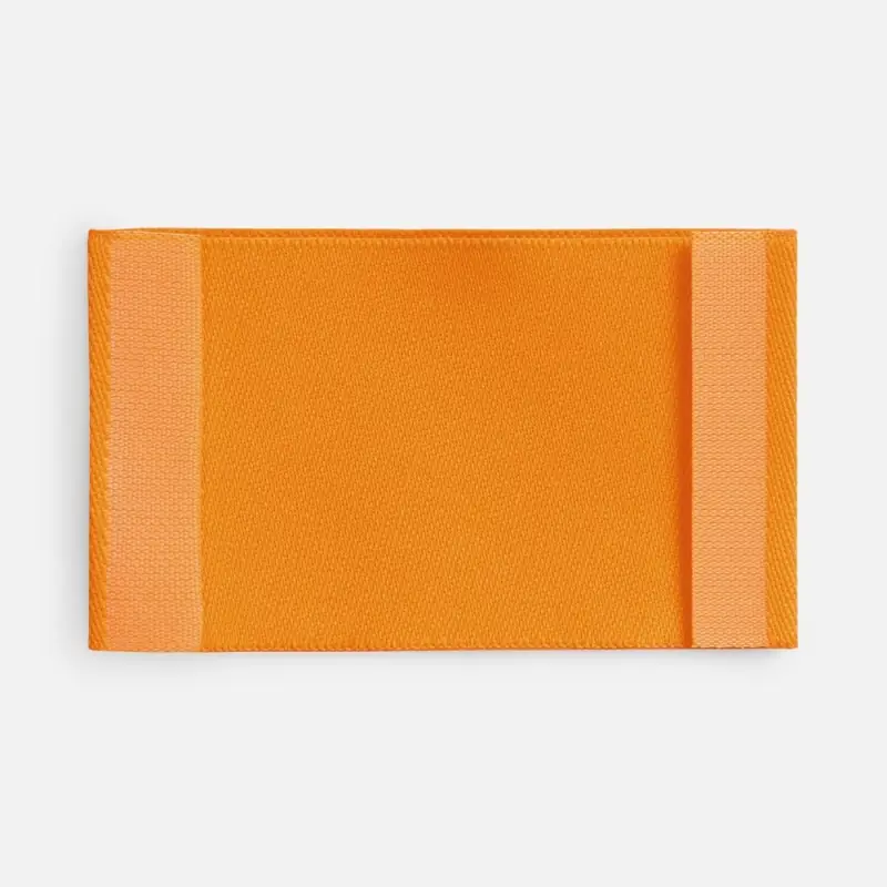 Лейбл тканевый Epsilon, M, оранжевый