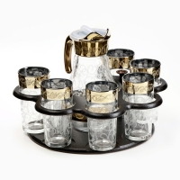 Мини-бар "Вдохновение" барная стойка, кувшин,6 стаканов Мини-бар "Вдохновение" барная стойка, кувшин,6 стаканов