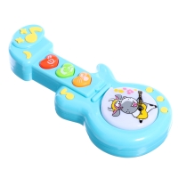 Игрушка музыкальная гитара &laquo;Коровка&raquo;, звуковые эффекты, цвета МИКС