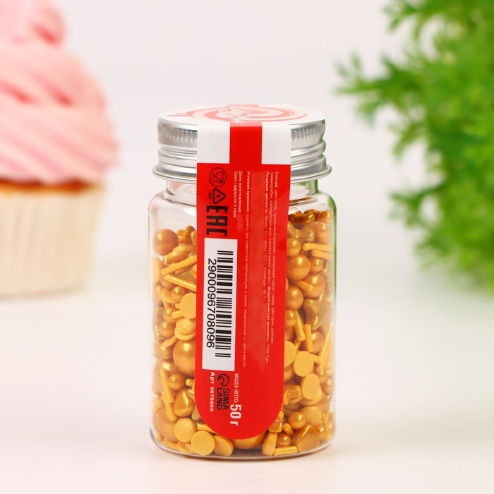 Кондитерская посыпка "Сокровища океана", 50 г