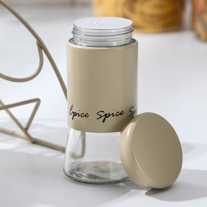 Набор банок стеклянных для сыпучих продуктов «Стиль», 20×16×17 см, на подставке, 6 шт, цвет МИКС Набор банок стеклянных для сыпучих продуктов «Стиль», 20×16×17 см, на подставке, 6 шт, цвет МИКС