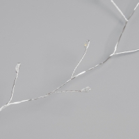 Гирлянда «Мишура» 20 м роса, IP44, серебристая нить, 600 LED, 8 режимов, свечение тёплое белое, 18 В Гирлянда «Мишура» 20 м роса, IP44, серебристая нить, 600 LED, 8 режимов, свечение тёплое белое, 18 В