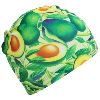 Шапочка для плавания взрослая ONLYTOP «Авокадо», тканевая, обхват 54-60 см Шапочка для плавания взрослая ONLYTOP «Авокадо», тканевая, обхват 54-60 см