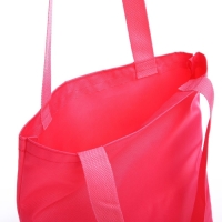 Шопер NAZAMOK, однотонный, 35х0.5х40 см, отд без молнии, без подклада, розовый Шопер NAZAMOK, однотонный, 35х0.5х40 см, отд без молнии, без подклада, розовый