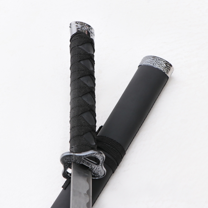 Сув. изделие катаны 3в1 на подставке, ножны кожзам, черная 47/70/89см Сув. изделие катаны 3в1 на подставке, ножны кожзам, черная 47/70/89см