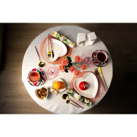 Тарелка фарфоровая Magistro &laquo;Сердце&raquo;, 20,5&times;21&times;2,5 см, цвет белый