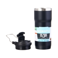 Термокружка, 600 мл, Путешествие, сохраняет тепло до 12 ч, 20.7 х 7.5 см, черная Термокружка, 600 мл, Путешествие, сохраняет тепло до 12 ч, 20.7 х 7.5 см, черная