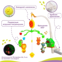 Мобиль музыкальный на кроватку &laquo;Пряничный Домик. Жирафик&raquo;, заводной, Крошка Я