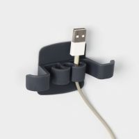 Зажим для проводов на бытовую технику, 3 шт, 9,5&times;5,3&times;2,5 см, цвет белый/чёрный/серый