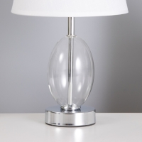 Лампа настольная "Изольда" 1х40Вт Е27 прозрачный 22,5х22,5х38см Лампа настольная "Изольда" 1х40Вт Е27 прозрачный 22,5х22,5х38см