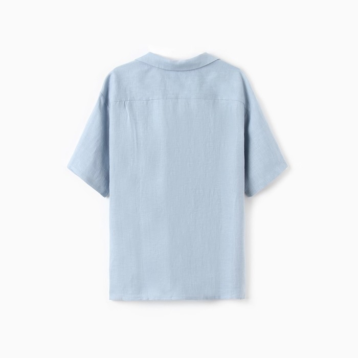 Рубашка мужская с коротким рукавом MIST р.54, голубой Рубашка мужская с коротким рукавом MIST р.54, голубой